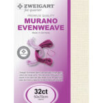 Zweigart Murano FQ 32ct - 99 Soft Ivory