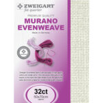 Zweigart Murano FQ 32ct - 101 Antique White