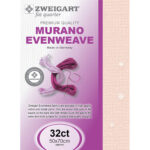 Zweigart Murano FQ 32ct - 4259 Splash Powder Pink