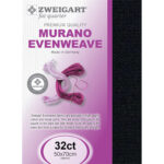 Zweigart Murano FQ 32ct - 720 Black
