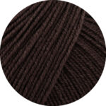 Lana Grossa Cool Wool Baby 4 Ply Yarn - 333 Black Brown