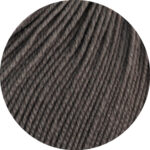 Lana Grossa Cool Wool Baby 4 Ply Yarn - 334 Dark Grey Melange