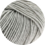 Lana Grossa Cool Wool 5 Ply Melange Yarn - 0443 Light Grey Melange