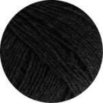 Lana Grossa Cool Wool 5 Ply Melange Yarn - 0444 Anthracite Melange