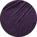 Lana Grossa Cool Wool 5 Ply Melange Yarn - 1403 Dark Purple Melange