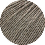 Lana Grossa Cool Wool 5 Ply Melange Yarn - 1421 Grey Brown Melange