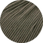 Lana Grossa Cool Wool 5 Ply Melange Yarn - 1422 Dark Brown Melange