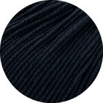 Lana Grossa Cool Wool 5 Ply Melange Yarn - 1430 Black Blue Melange