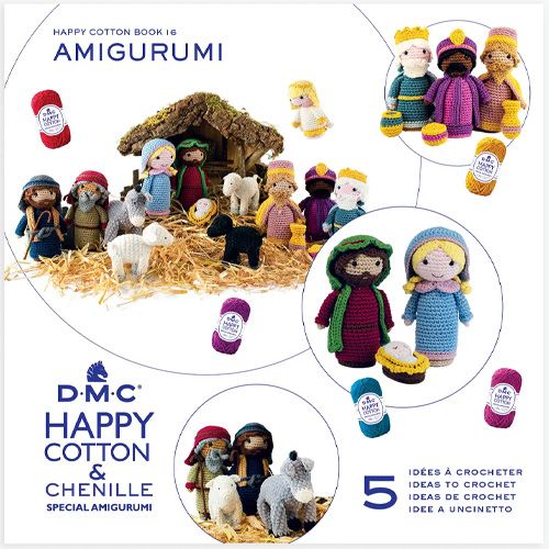 DMC Happy Cotton & Chenille Amigurumi Nativity Pattern Book 16