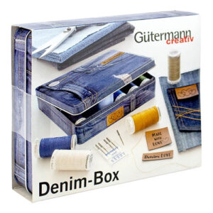 Denim Sewing Thread Set with Labels & Machine Needles