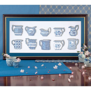 Mary Hickmott Porcelain Jugs Blackwork Chart