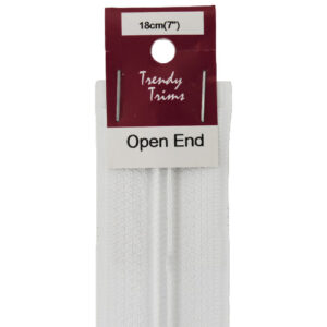 Open End Zip 18cm