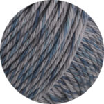 Lana Grossa Vintage Chunky Yarn - 06 Grey/Blue